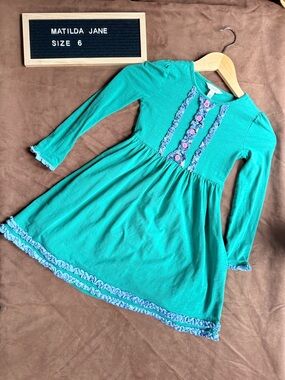 Matilda Jane Green Knit Dress